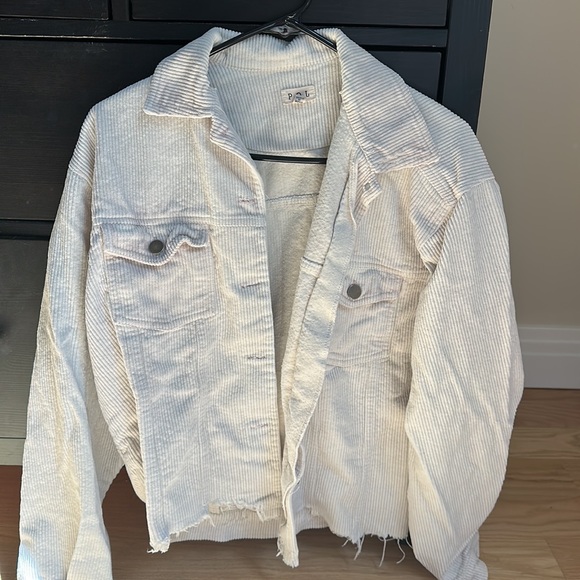 Light pink corduroy jacket - Size L - Picture 4 of 4